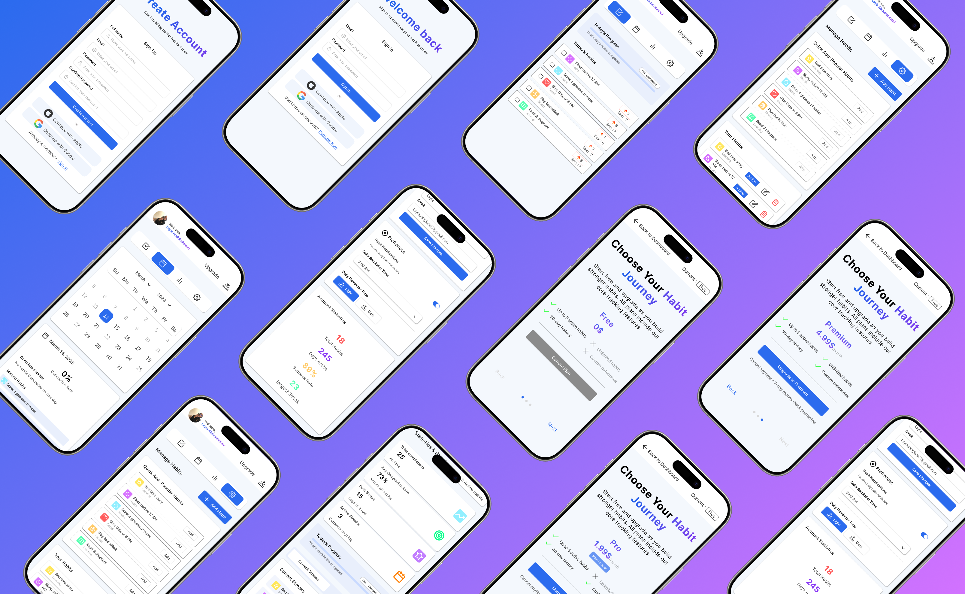 SaaS Habit Tracker